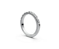 Rounded Half Eternity Band — Emerald 0.1ct