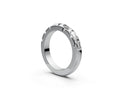 Rounded Half Eternity Band — Emerald 0.25ct