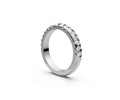 Rounded Half Eternity Band — Pear 0.05ct