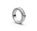 Rounded Half Eternity Band — Pear 0.25ct