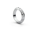 Knife Edge Half Eternity Band — Pear 0.1ct