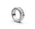 Rounded Half Eternity Band — Pear 0.5ct