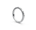 Rounded Half Eternity Band — Radiant 0.05ct