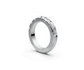 Rounded Half Eternity Band — Radiant 0.25ct