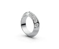 Knife Edge Half Eternity Band — Pear 0.15ct