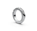 Rounded Half Eternity Band — Radiant 0.5ct