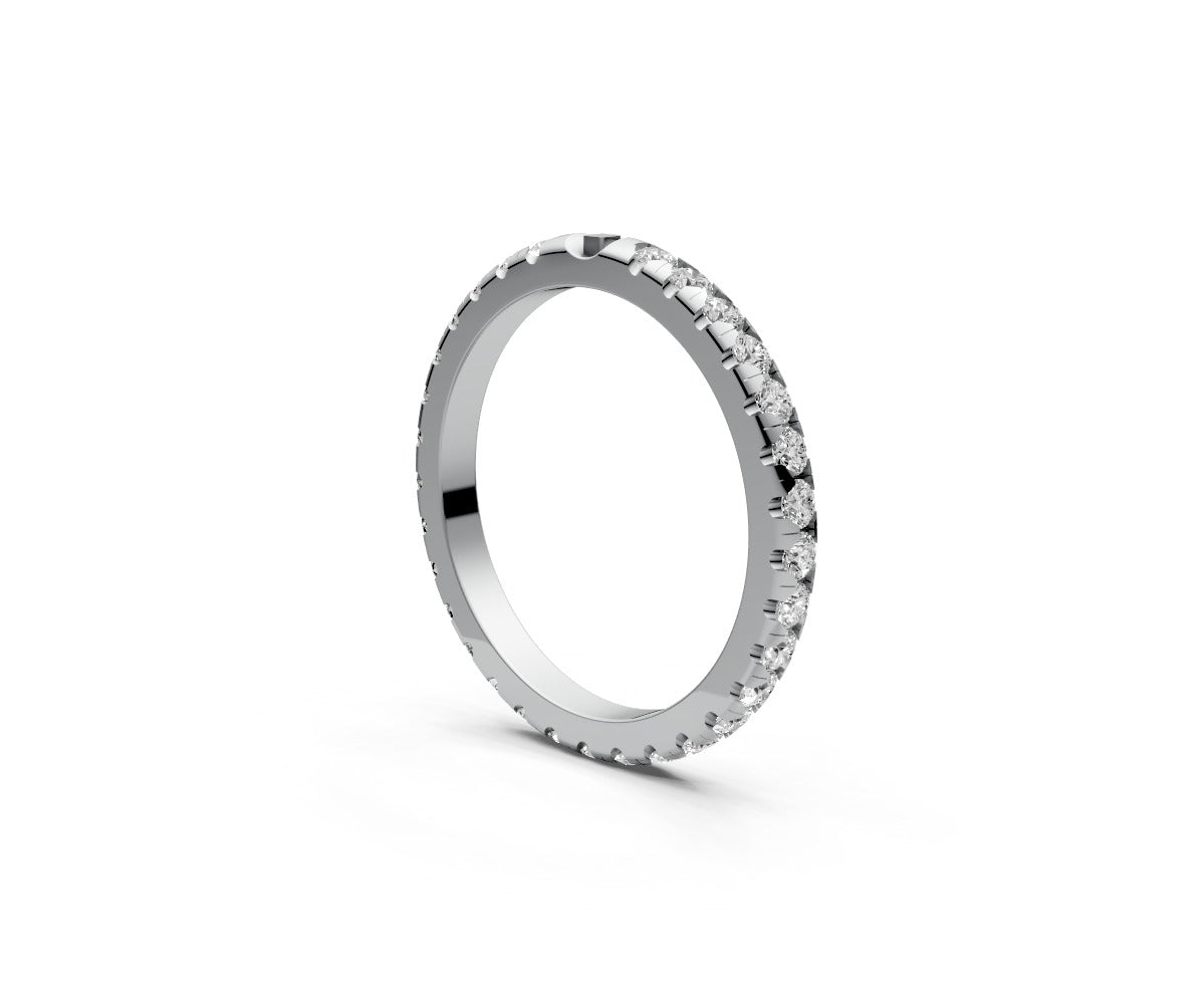 Rounded Full Eternity Band — Round 0.02ct