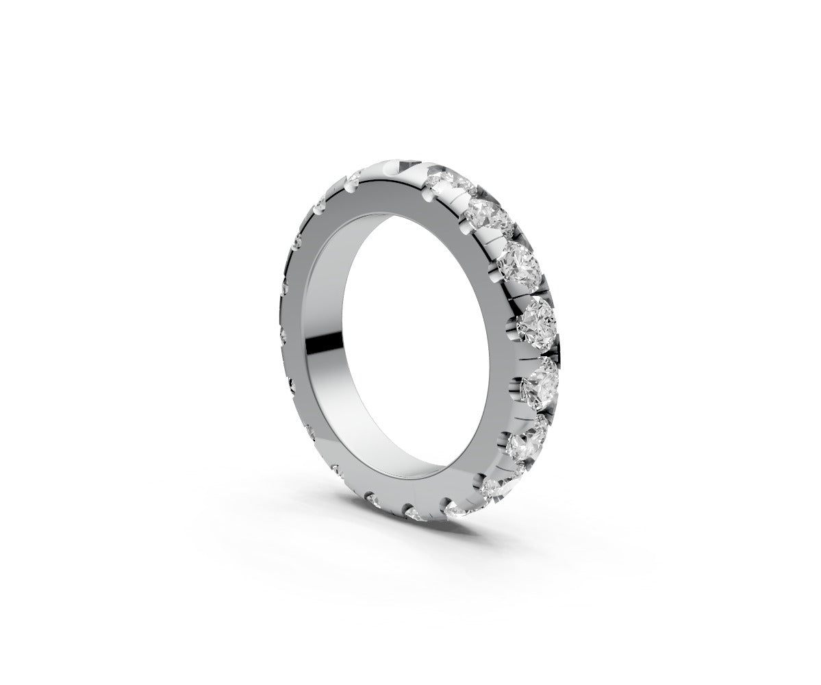 Rounded Full Eternity Band — Round 0.15ct