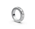 Rounded Full Eternity Band — Princess 0.5ct