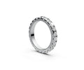 Rounded Full Eternity Band — Cushion 0.1ct