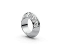 Knife Edge Half Eternity Band — Pear 0.5ct