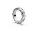 Rounded Full Eternity Band — Cushion 0.5ct