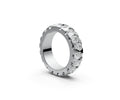 Rounded Full Eternity Band — Pear 0.25ct