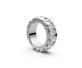 Rounded Full Eternity Band — Pear 0.5ct