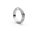 Knife Edge Half Eternity Band — Radiant 0.1ct
