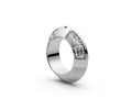 Knife Edge Half Eternity Band — Radiant 0.5ct