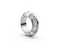 Knife Edge Full Eternity Band — Oval 0.5ct