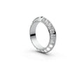 Knife Edge Full Eternity Band — Princess 0.1ct