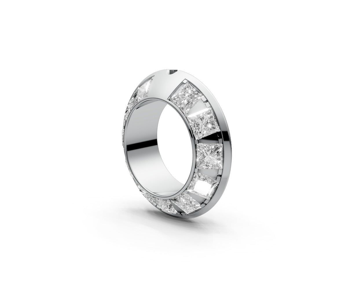 Knife Edge Full Eternity Band — Princess 0.5ct