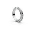 Knife Edge Full Eternity Band — Cushion 0.1ct