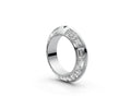 Knife Edge Full Eternity Band — Emerald 0.25ct
