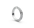 Knife Edge Full Eternity Band — Pear 0.05ct