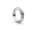 Knife Edge Full Eternity Band — Radiant 0.15ct