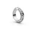 Knife Edge Full Eternity Band — Radiant 0.25ct