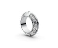 Knife Edge Full Eternity Band — Radiant 0.5ct