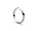 Knife Edge Plain Gold Band