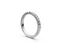 Comfort Fit Half Eternity Band — Round 0.02ct