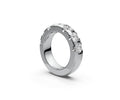 Comfort Fit Half Eternity Band — Round 0.5ct