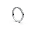 Comfort Fit Half Eternity Band — Oval 0.05ct