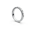 Comfort Fit Half Eternity Band — Oval 0.1ct