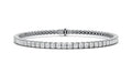 3.84ct Princess Diamond Tennis Bracelet - Laboratory Grown Diamond