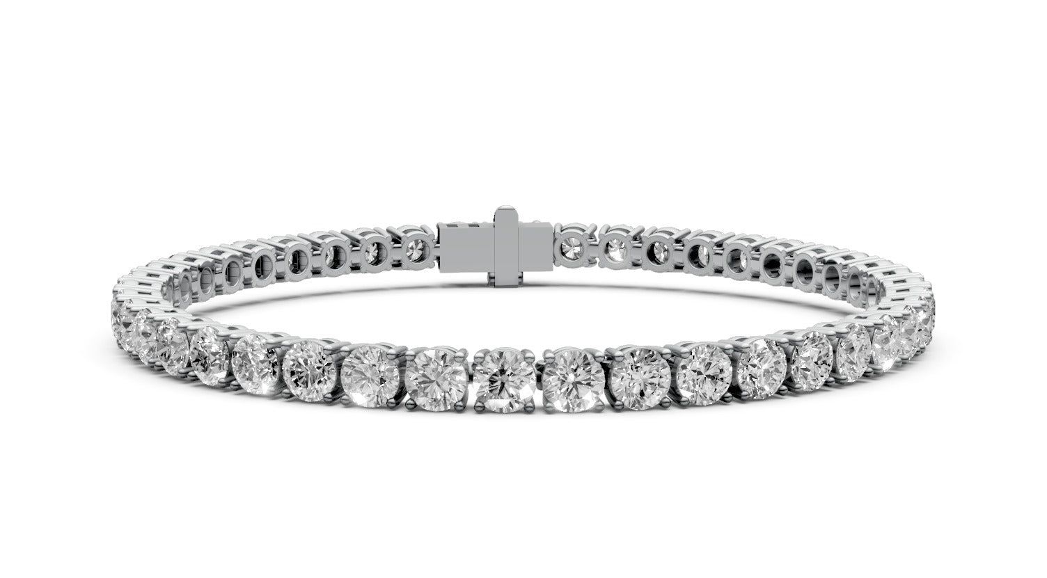8.4ct Round Diamond Tennis Bracelet - Laboratory Grown Diamond