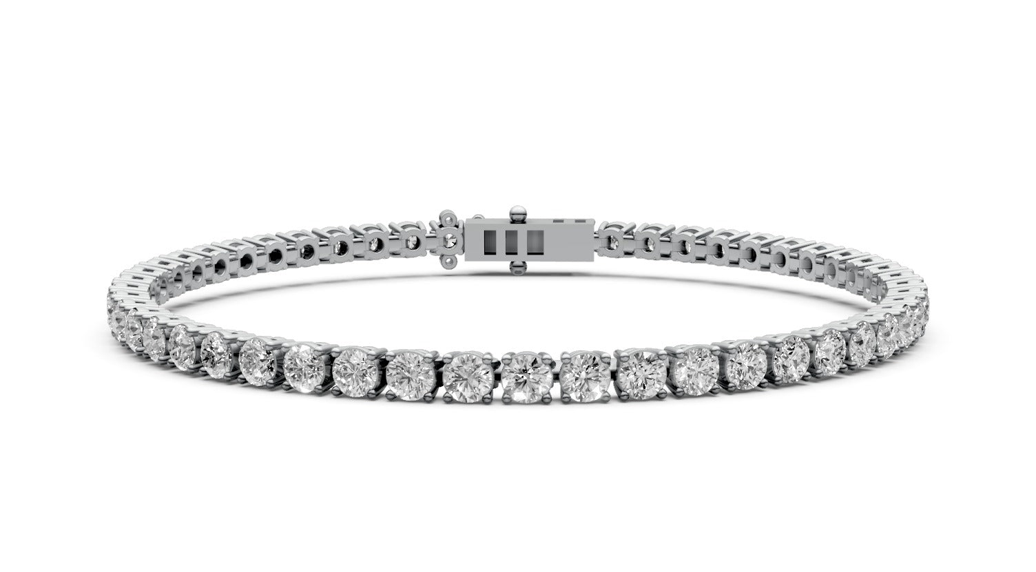 5.98ct Round Diamond Tennis Bracelet - Laboratory Grown Diamond