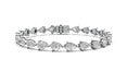 8.05ct Pear Diamond Tennis Bracelet - Laboratory Grown Diamond