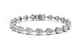 10ct Pear Diamond Tennis Bracelet - Laboratory Grown Diamond