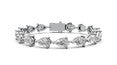 15ct Pear Diamond Tennis Bracelet - Laboratory Grown Diamond
