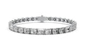 11.7ct Cushion Square Diamond Tennis Bracelet - Laboratory Grown Diamond