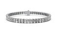 7.4ct Emerald Diamond Tennis Bracelet - Laboratory Grown Diamond