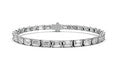 9ct Emerald Diamond Tennis Bracelet - Laboratory Grown Diamond