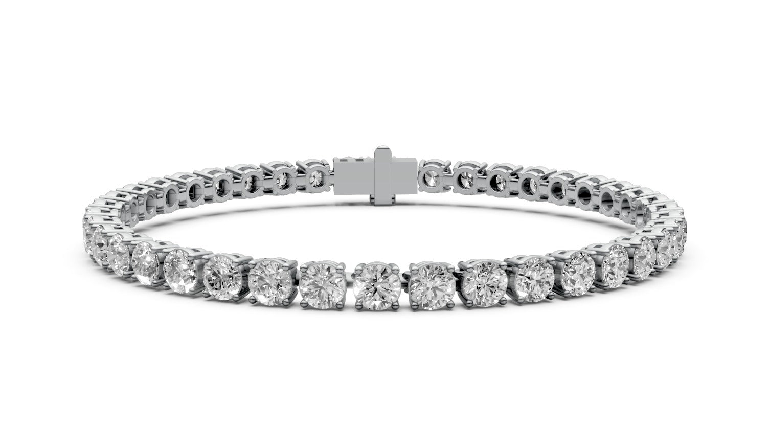 8ct Round Diamond Tennis Bracelet - Laboratory Grown Diamond