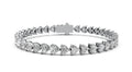 8.75ct Heart Diamond Tennis Bracelet - Laboratory Grown Diamond