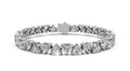 14.5ct Heart Diamond Tennis Bracelet - Laboratory Grown Diamond