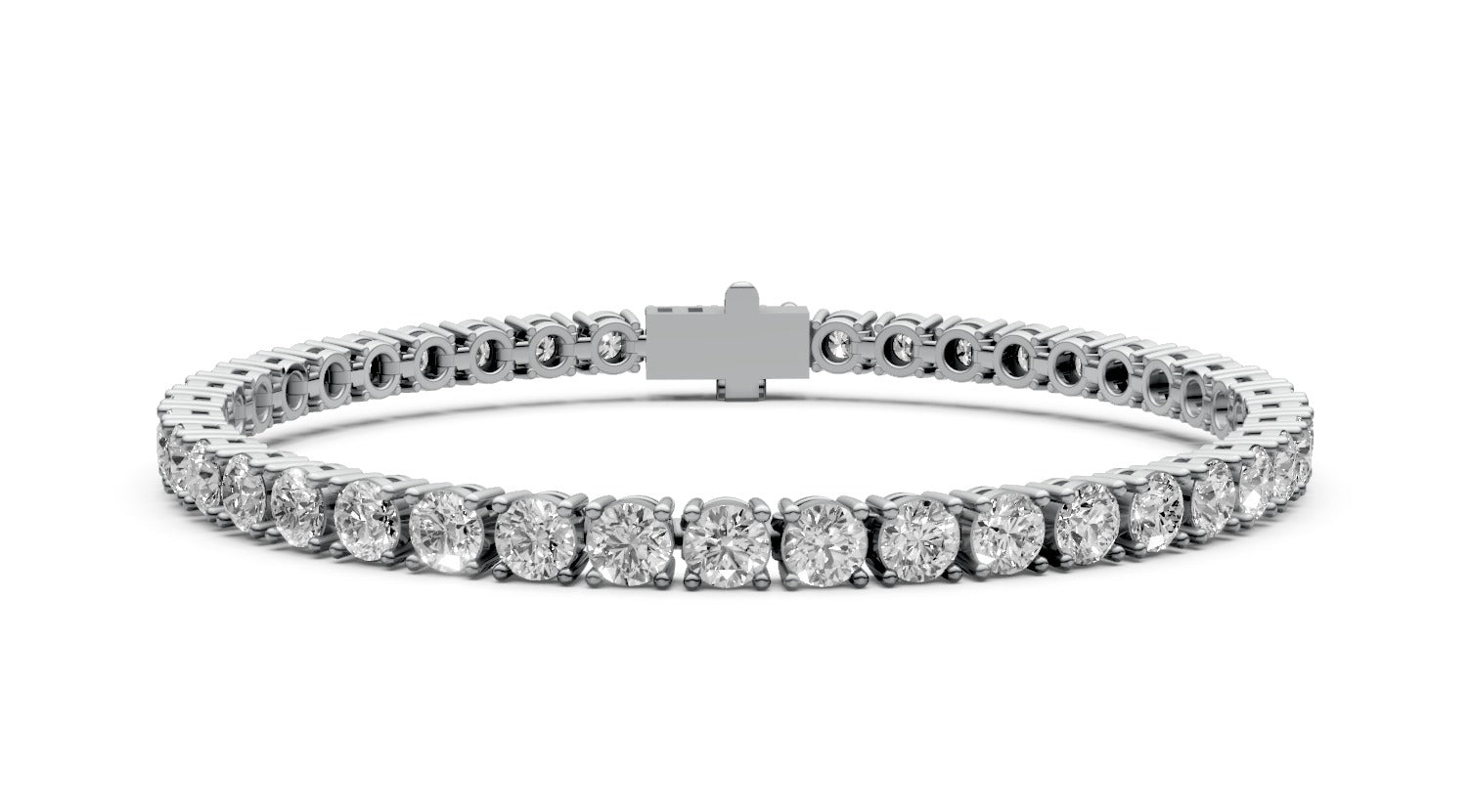 8.97ct Round Diamond Tennis Bracelet - Laboratory Grown Diamond