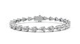 8.7ct Oval Diamond Tennis Bracelet - Laboratory Grown Diamond