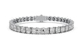 14.8ct Princess Diamond Tennis Bracelet - Laboratory Grown Diamond