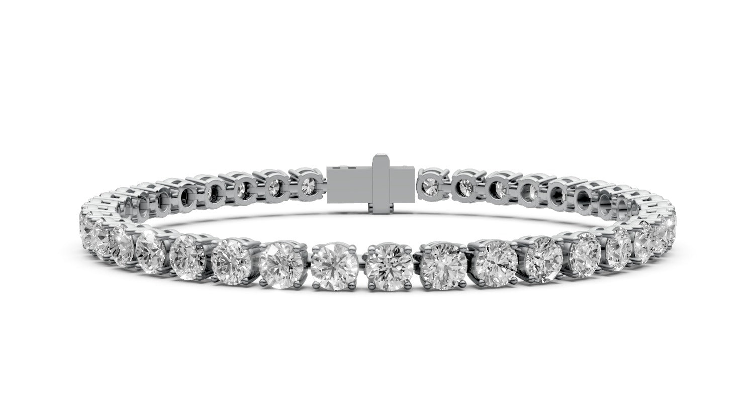 9.5ct Round Diamond Tennis Bracelet - Laboratory Grown Diamond